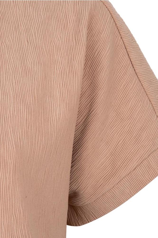 BLOUSE FANCY CRINKLE SP25 30016 183 Dark Sand